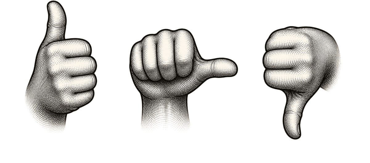 "Roman voting" to gain consensus or feedback